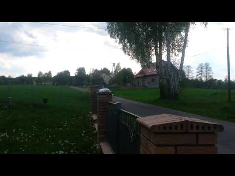 1.Rajd Spalski BMW gubi zderzak