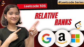 YouTube video 'Relative Ranks | Leetcode 506 | 3 approaches'