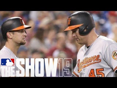 MLB The Show 19 Franchise Mode - MARK TRUMBO SENDS THE BALL FLYING