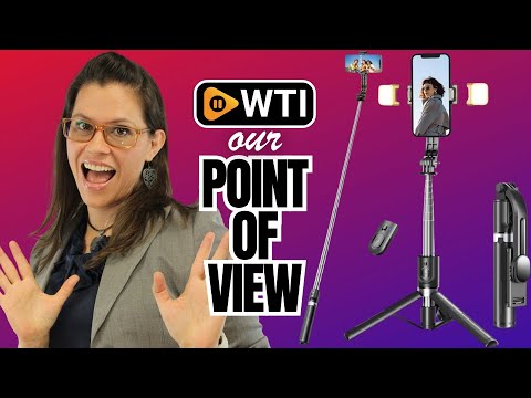 Selfie Stick Tripod with Light - WTI product video review