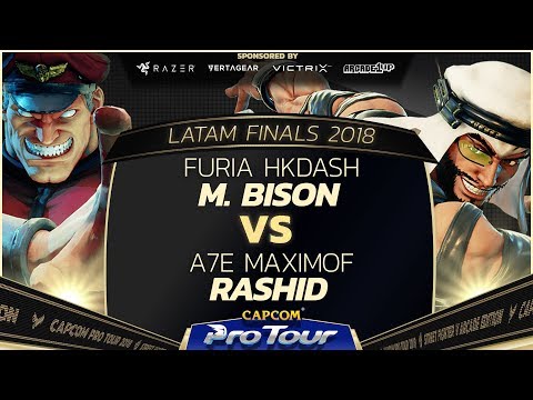 Furia HKDash (M. Bison) vs A7E Maximof (Rashid) - Versus Fighting Cup 2018 - CPT 2018