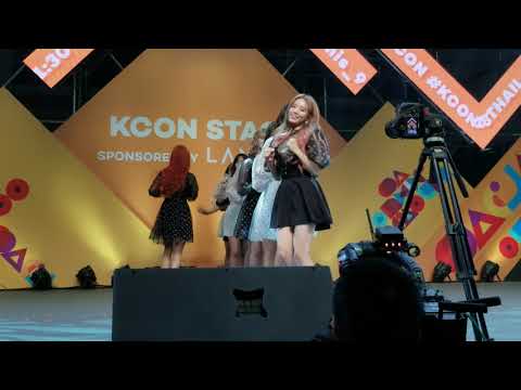 [180930]  #Fromis_9 - DKDKㅣ#프로미스나인 - 두근두근 -OT9+ #JangGyuri #KCON2018THAILAND RELAY DANCE)