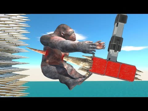 Throw in Spikes With Tentacle Hammer - Animal Revolt Battle Simulator