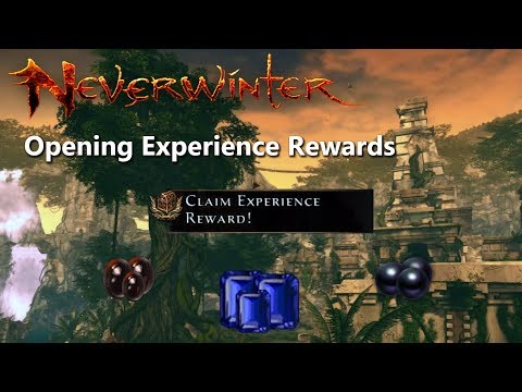 Neverwinter: Opening all my Experience Rewards (mod 13)