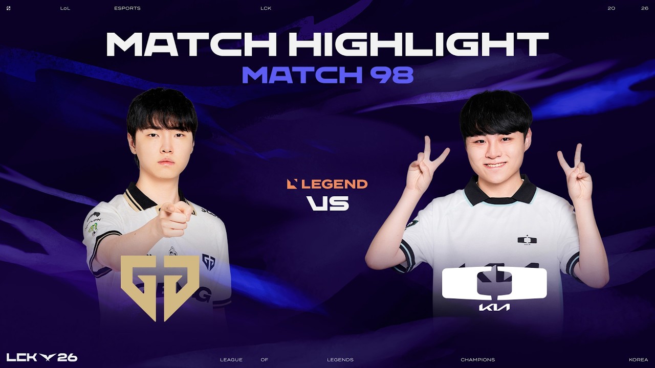 GEN vs DK | 매치 98 하이라이트 | 2026 LCK