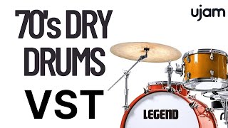 Video thumbnail for UJAM LEGEND FIRST LOOK Virtual Drummer Dry Drum Sound MIDI & One-Shots VSTi by Greg Kocis