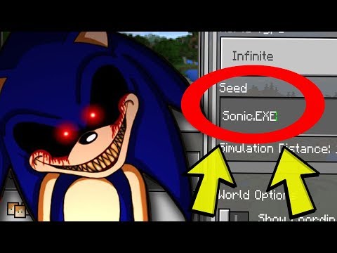NEVER Play Minecraft SONIC.EXE WORLD! (Haunted "Sonic.EXE" Seed)