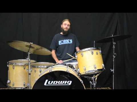Ludwig Classic Maple 4 PC// Bonham Sizes // Supraphonic Snare