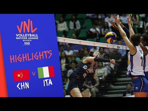CHINA vs. ITALY -  Highlights Women | Week 3 | Volleyball Nations League 2019