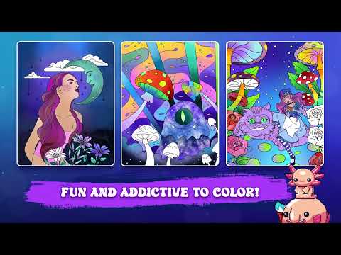 Groovy Coloring Book - Adults video thumbnail