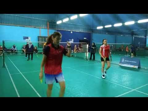 Badminton SF Novae Women's Double Open Tournament - Amelia Yap / Tan Chin Yin Vs Hedayu / Syahirah