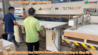 Máy cắt ván Cnc Panel Saw optimize và bàn nâng đẩy ván tự động