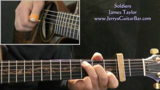 How To Play James Taylor Soldiers (intro only)