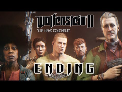 Wolfenstein 2 The New Colossus STEALTH Walkthrough Gameplay – ENDING + EPILOGUE