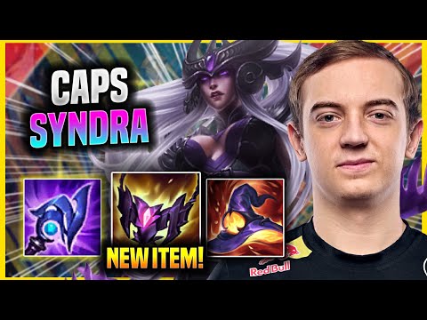 CAPS CRAZY GAME WITH SYNDRA NEW ITEM! - G2 Caps Plays Syndra MID vs Viktor! | Preseason 2022