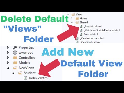 Change Default Start Page Views or Razor of ASP NET Core Project