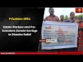 Priceless Gifts Estate Workers And Pre Schoolers Donate Savings To Disaster Relief