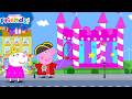 Peppa Pig Friends Find A GIANT Bouncy Castle Cardboard Dress Up Tales Full Episodes 1 Hour
