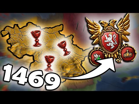 HUSSITE Emperor in 1460 as Bohemia Using ANCIENT EU4 EXPLOIT