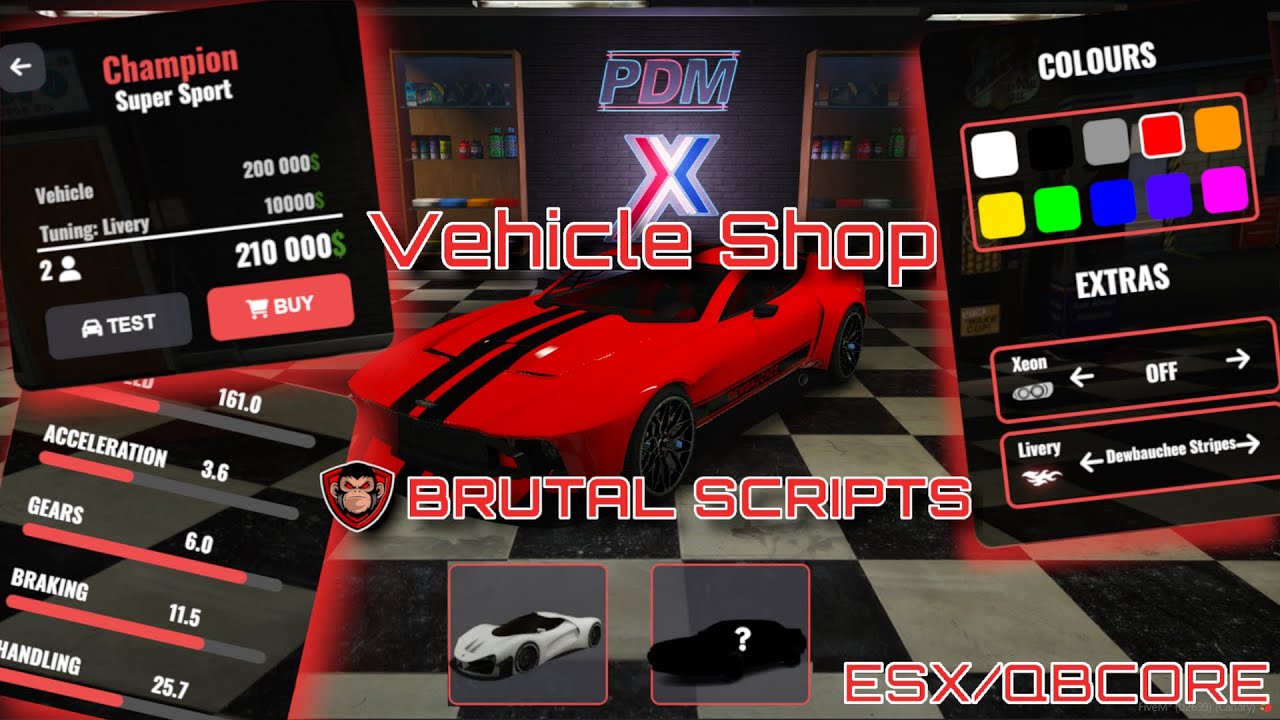Renzu Vehicle Shop | FiveM Assets