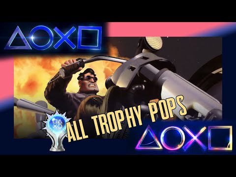 Full Throttle Remastered 🏆 All Trophy Pops + Platinum PS4/Vita
