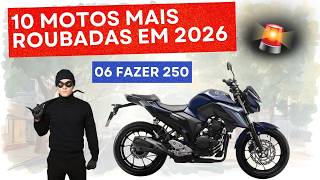 Quanto Custa o Seguro das 10 Motos Mais Roubadas em 2026 em SP: Nº6 Yamaha Fazer 250