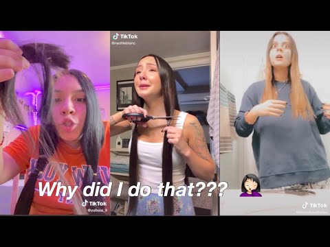 TikToks of People Impulsively Cutting their Hair During Quarantine Part 2