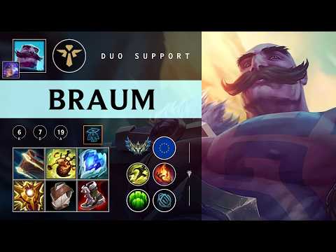 Braum Support vs Pyke - EUW Challenger Patch 26.04