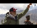 Narendra Modi Meet Indian Army In Ladakh Bharat Mata Ki Jay What S App Status