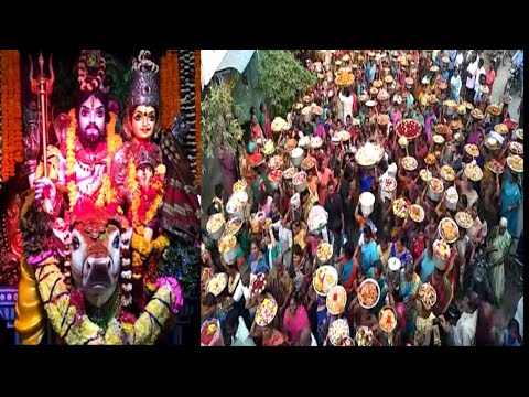గౌరీ పరమేశ్వరుల జాతర సందర్భంగా సారే ఊరేగింపు అనకాపల్లి in Visakhapatnam,Vizagvision....