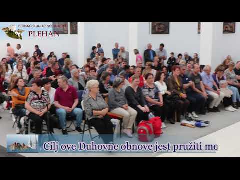 Najava - DUHOVNA OBNOVA NA PLEHANU