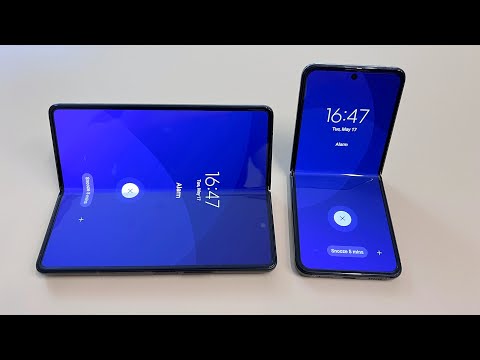 Alarm Clock Time Samsung Galaxy Z Fold3 & Galaxy Z Flip3