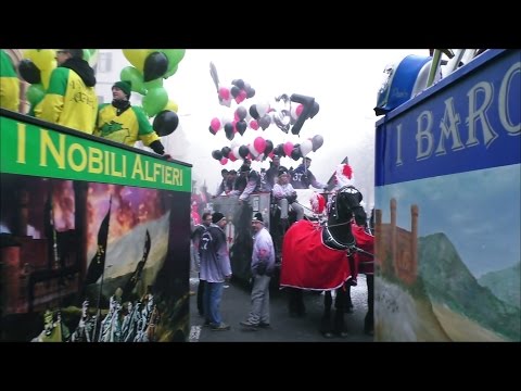 Tra i carri da getto al Carnevale Ivrea 2016