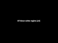 Oh Land - White Nights (Lyrics on screen)