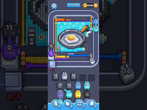Pixel Flow Level 2800 Walkthrough