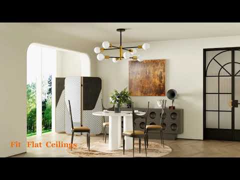 Croner Dimmable Sputnik Chandelier