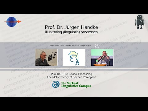 PSY109 - The Motor Theory of Speech Perception