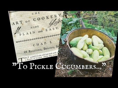 "To Pickle Cucumbers..."