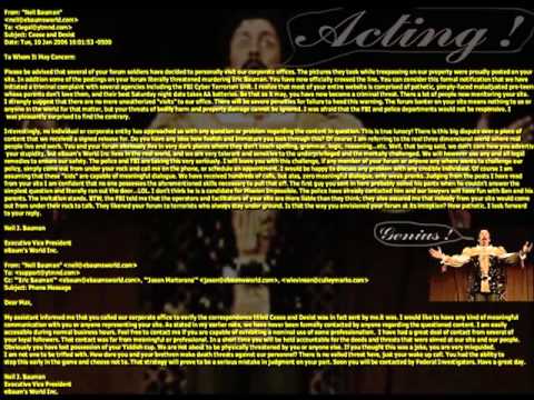 A Dramatic Reading of the Bauman Emails