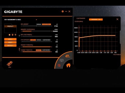 How to use Gigabyte AORUS Engine to Overclock GPU!