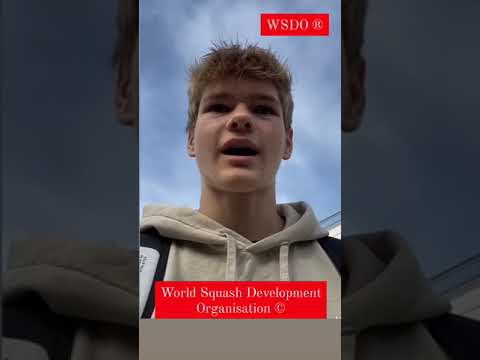 WSDO® World Junior Squash Star from Norway 🇳🇴
