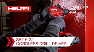 Hilti Nuron SBT 6-22 Cordless Drill Driver - Features and Benefits