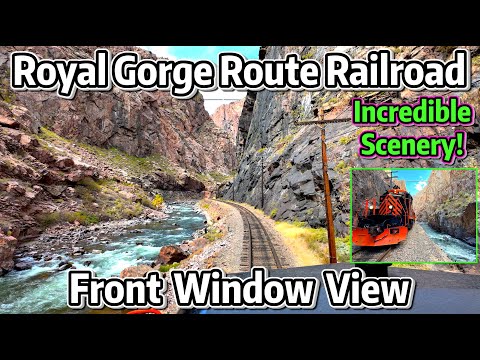 ⁴ᴷ⁶⁰ Driver’s View: Royal Gorge Route Railroad – One of Colorado’s Most Scenic Train Rides!