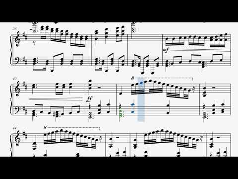 Praetor Amalthus - The Acting God - (Xenoblade2) Piano Sheet Music - マルベーニ～神の代行者～(ゼノブレイド2)ピアノ