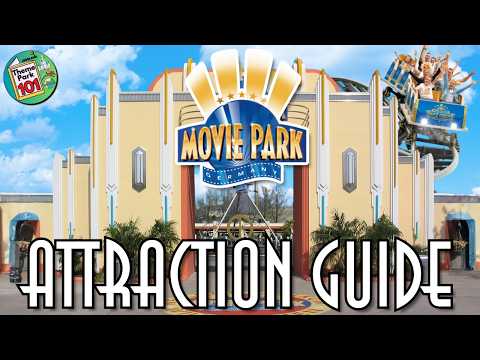 Video: Movie Park Germany RIDES & ATTRACTIONS - Great Studio Theme Park in Western Germany