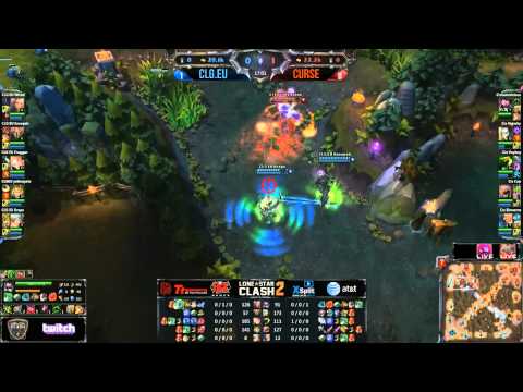 CLG.eu versus Curse.na game 1 (Lone Star Clash 2 finals)
