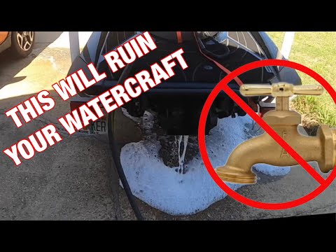 CORRECT Way to Flush Waverunner After Riding In Saltwater