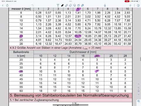 Aufg. 15 – Nachweis wandartiger Träger – Zugband und Druckstreben am Auflager (Klausur SoSe 2023)