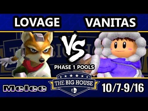 TBH6 SSBM - Lovage (Fox) Vs. Vanitas (Ice Climbers) - Smash Melee Pools