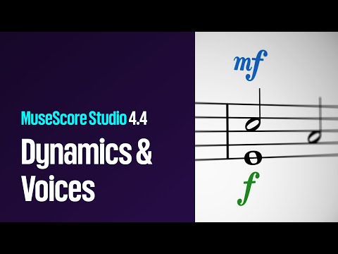 MuseScore Studio 4.4: Dynamics & Voices